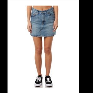 Levi's deconstructed skirt